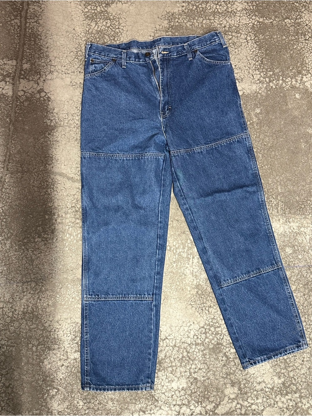 Vintage Dickies Denim Double Knees Pants Mens 38x32